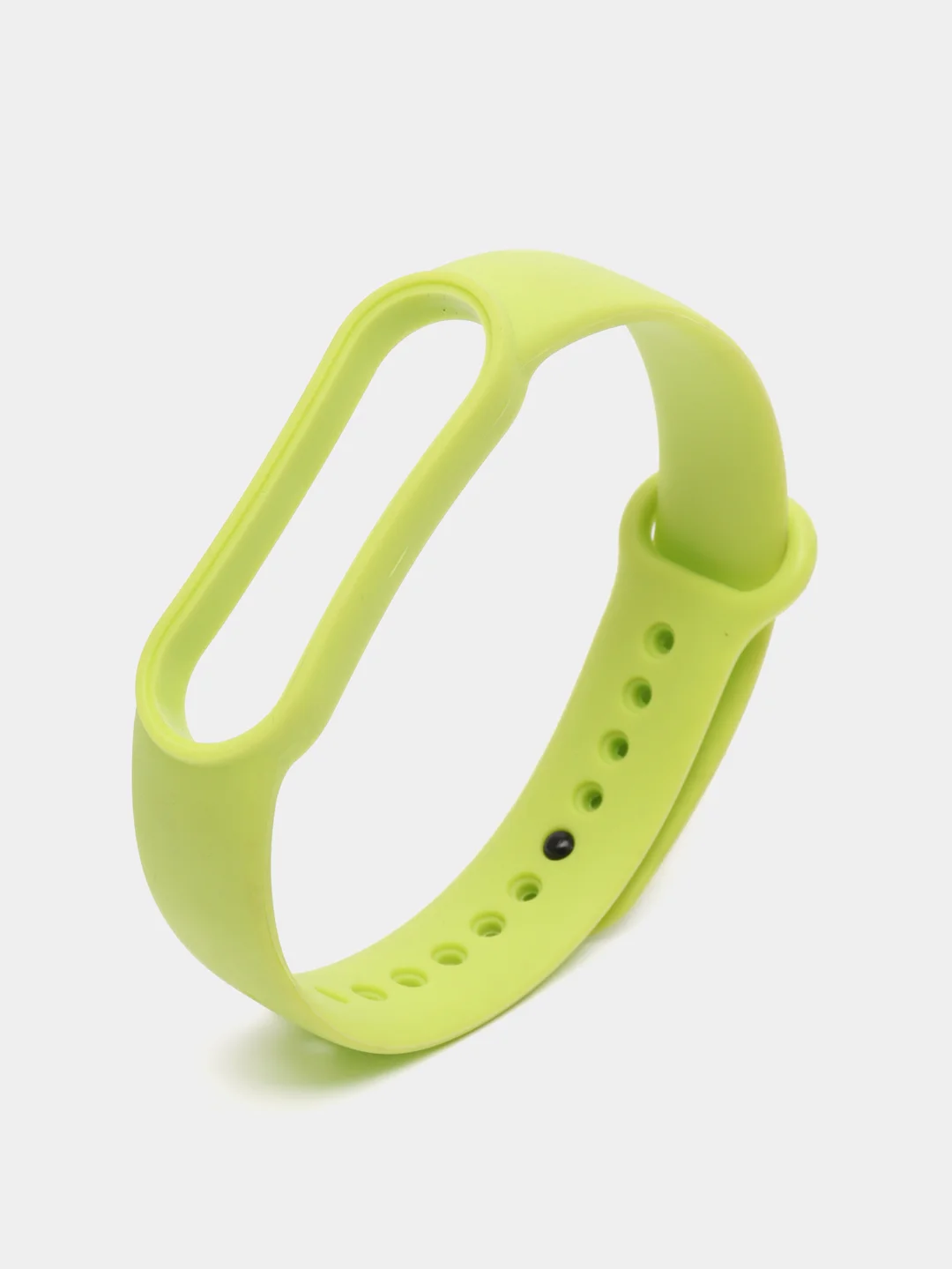 Салатовый силиконовый ремешок Xiaomi Mi Band 5 / Band 6