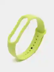 Салатовый силиконовый ремешок Xiaomi Mi Band 5 / Band 6