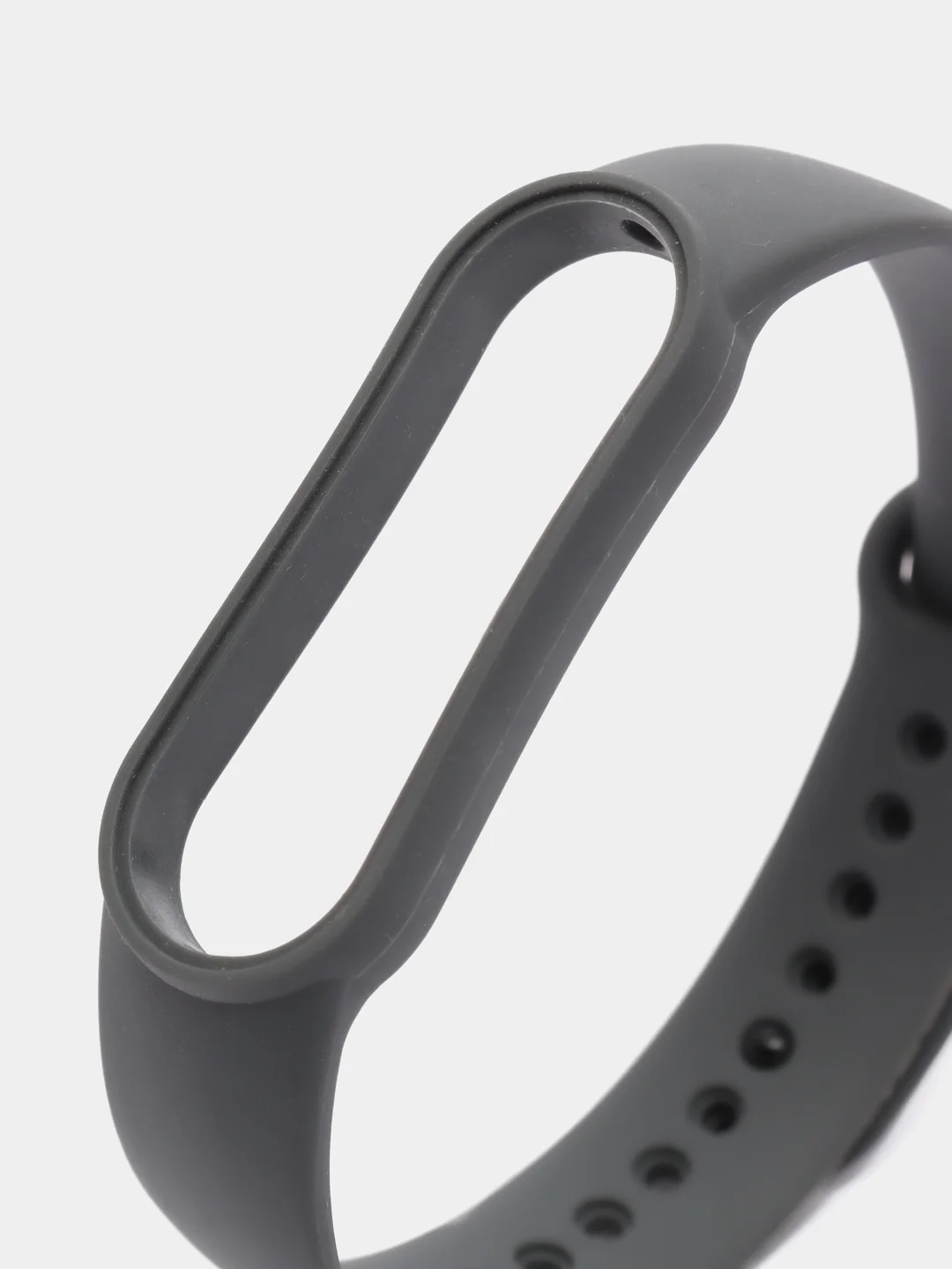 Серый силиконовый ремешок Xiaomi Mi Band 5 / Band 6
