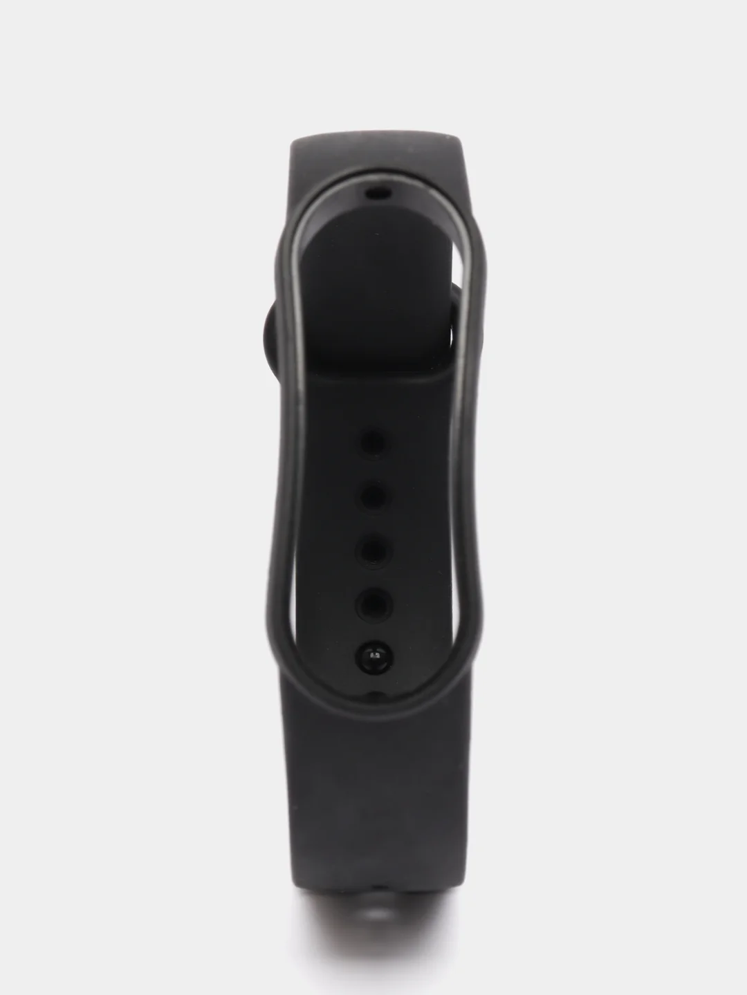 Черный силиконовый ремешок Xiaomi Mi Band 5 / Band 6