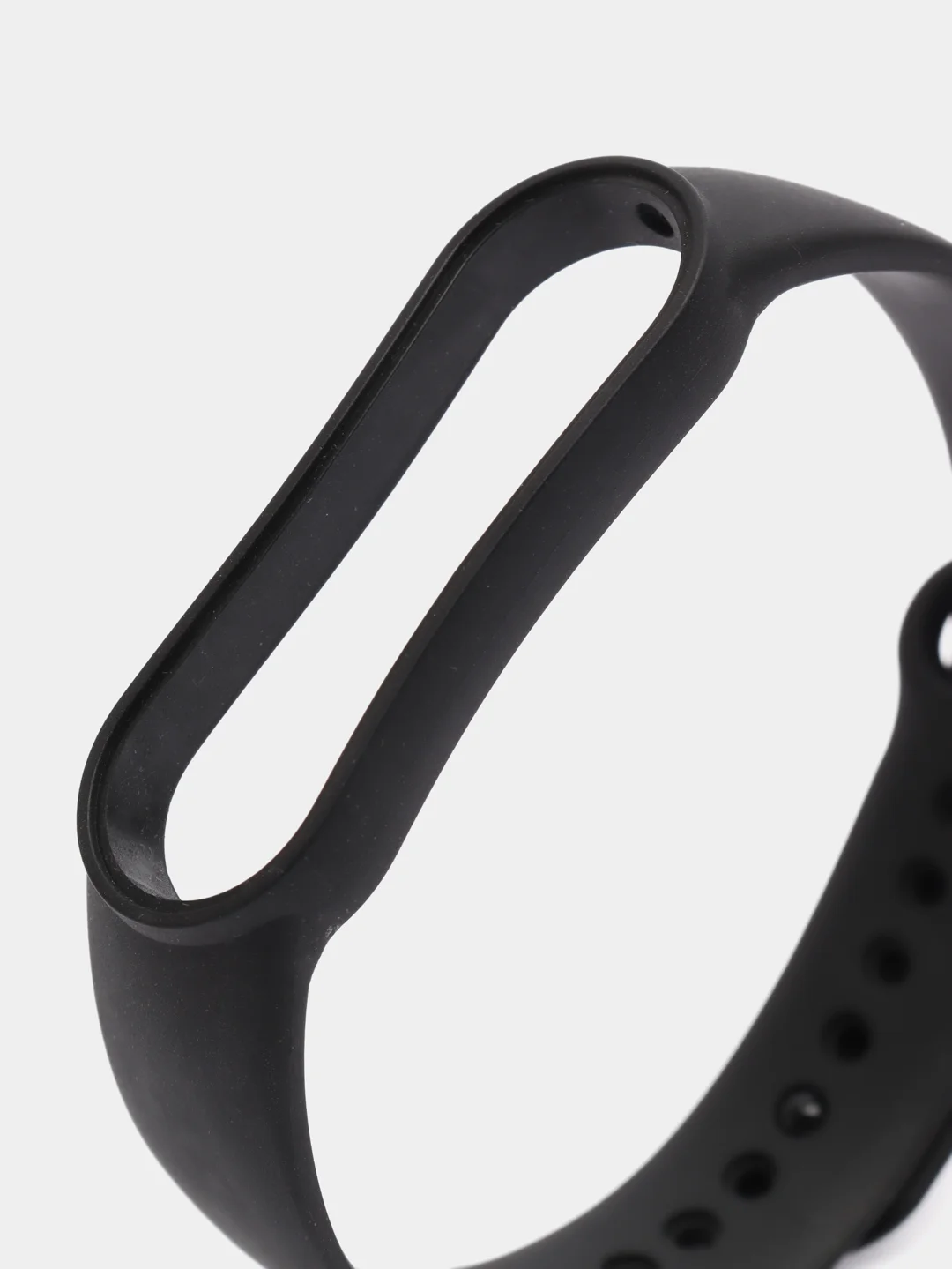 Черный силиконовый ремешок Xiaomi Mi Band 5 / Band 6