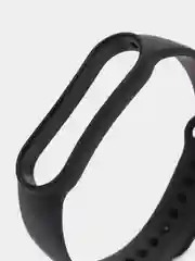 Черный силиконовый ремешок Xiaomi Mi Band 5 / Band 6