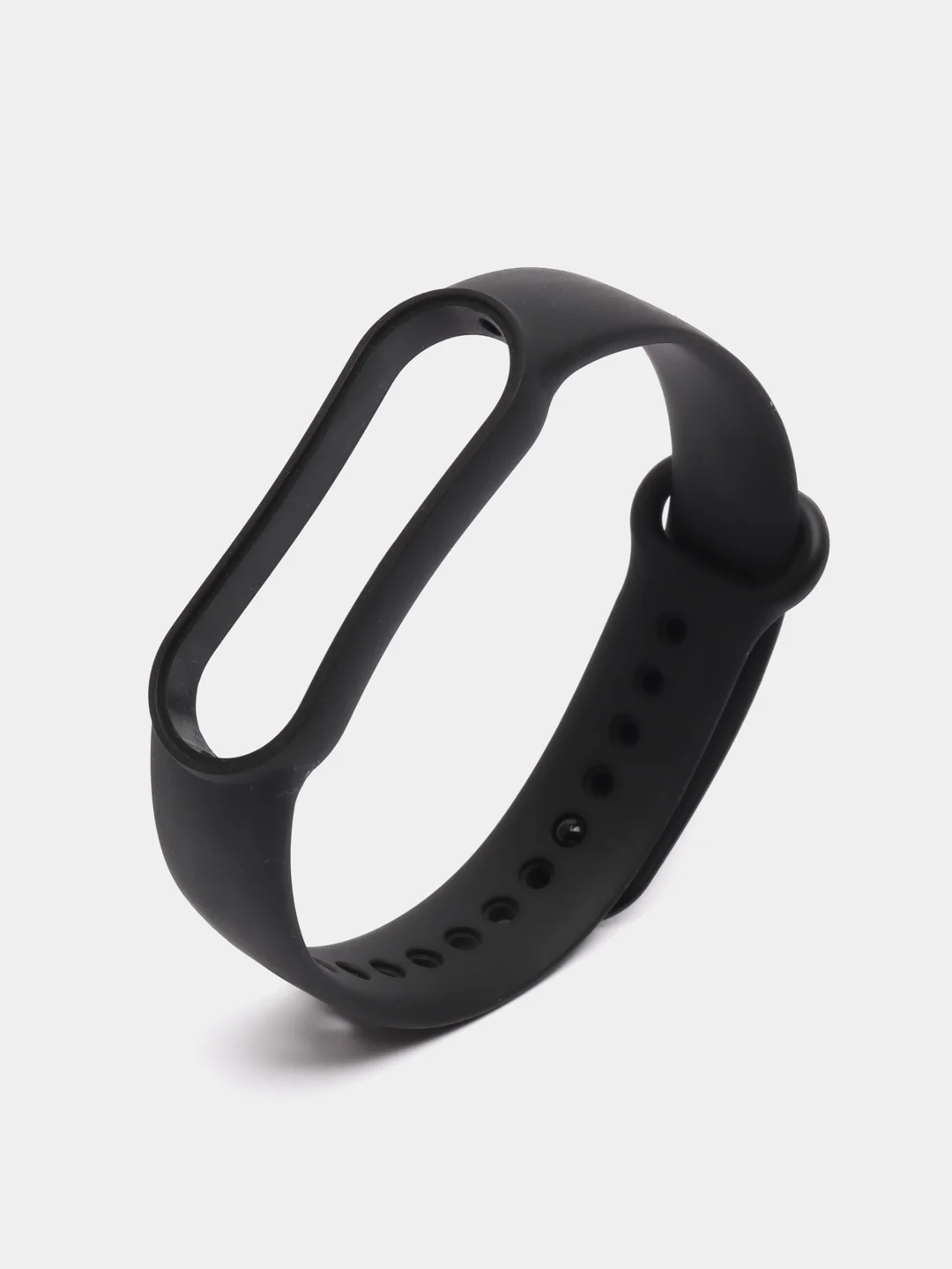 Черный силиконовый ремешок Xiaomi Mi Band 5 / Band 6