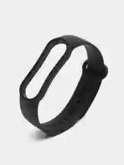 Черный силиконовый ремешок Xiaomi Mi Band 5 / Band 6
