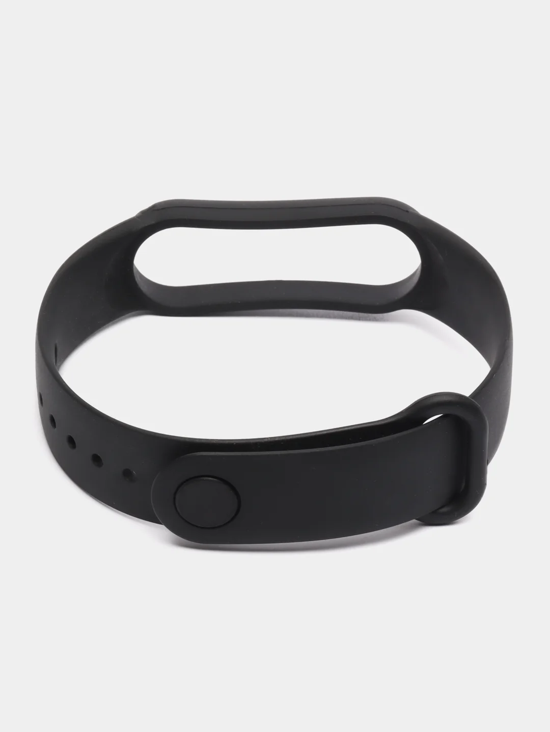 Черный силиконовый ремешок Xiaomi Mi Band 5 / Band 6