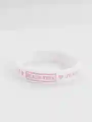 Белый браслет резиновый K-POP "Blackpink"