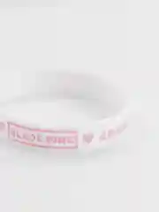 Белый браслет резиновый K-POP "Blackpink"