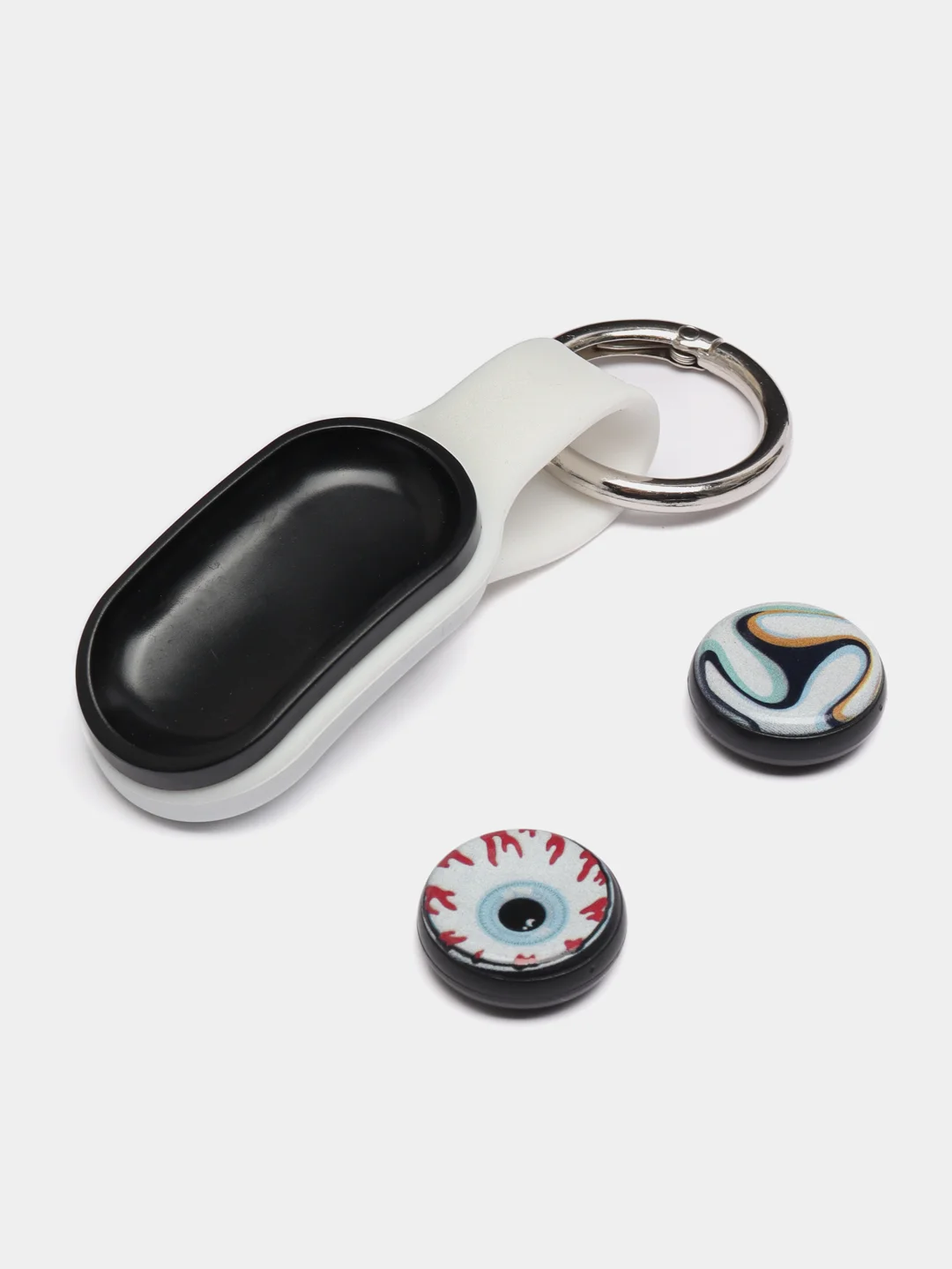 Белый pop Puck (Поп Пак) брелок игрушка антистресс