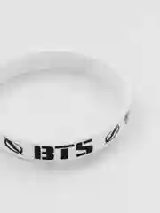 Белый браслет резиновый K-POP "BTS"