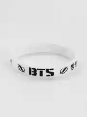 Белый браслет резиновый K-POP "BTS"