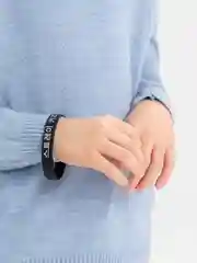 Черный браслет резиновый K-POP StrayKids
