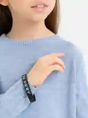 Черный браслет резиновый K-POP StrayKids