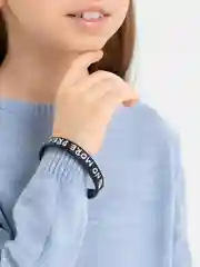 Черный браслет резиновый K-POP "BTS"