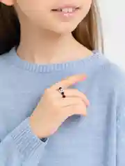 Розовый колечко из бисера