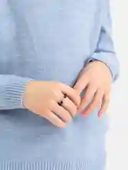 Розовый колечко из бисера
