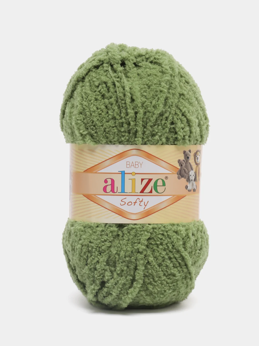 Зеленый пряжа Alize Softy (Ализе Софти)