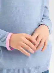 Розовый браслет резиновый K-POP "Blackpink"