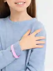 Розовый браслет резиновый K-POP "Blackpink"