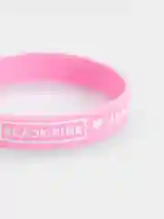 Розовый браслет резиновый K-POP "Blackpink"