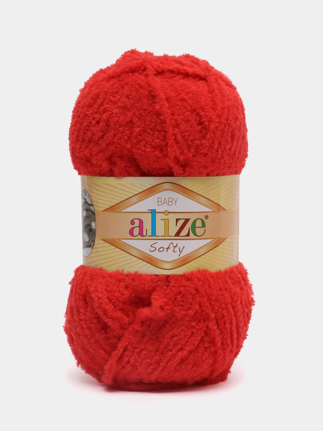 Красный пряжа Alize Softy (Ализе Софти)