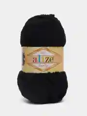 Черный пряжа Alize Softy (Ализе Софти)
