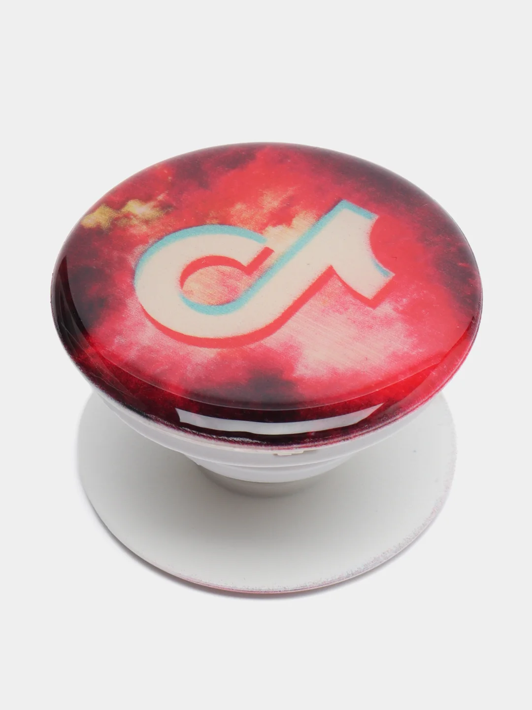 Алый попсокет "TikTok" для смартфона