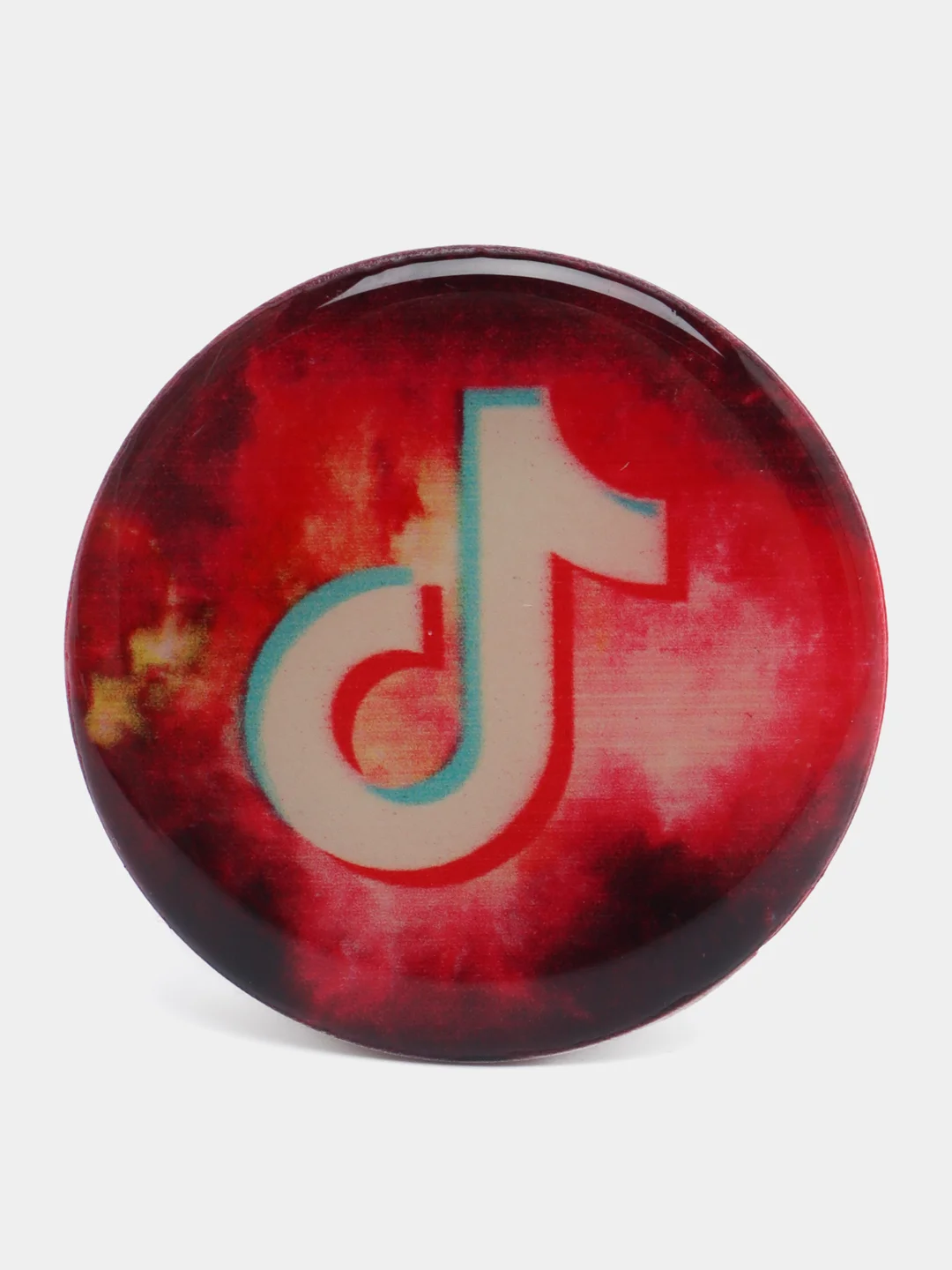 Алый попсокет "TikTok" для смартфона