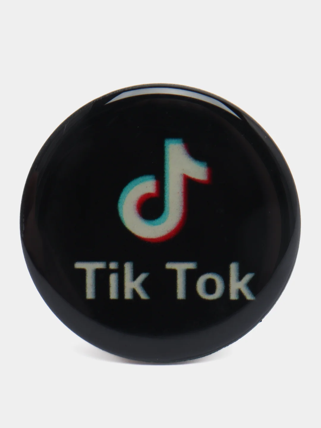 Черный попсокет "TikTok" для смартфона