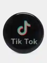 Черный попсокет "TikTok" для смартфона