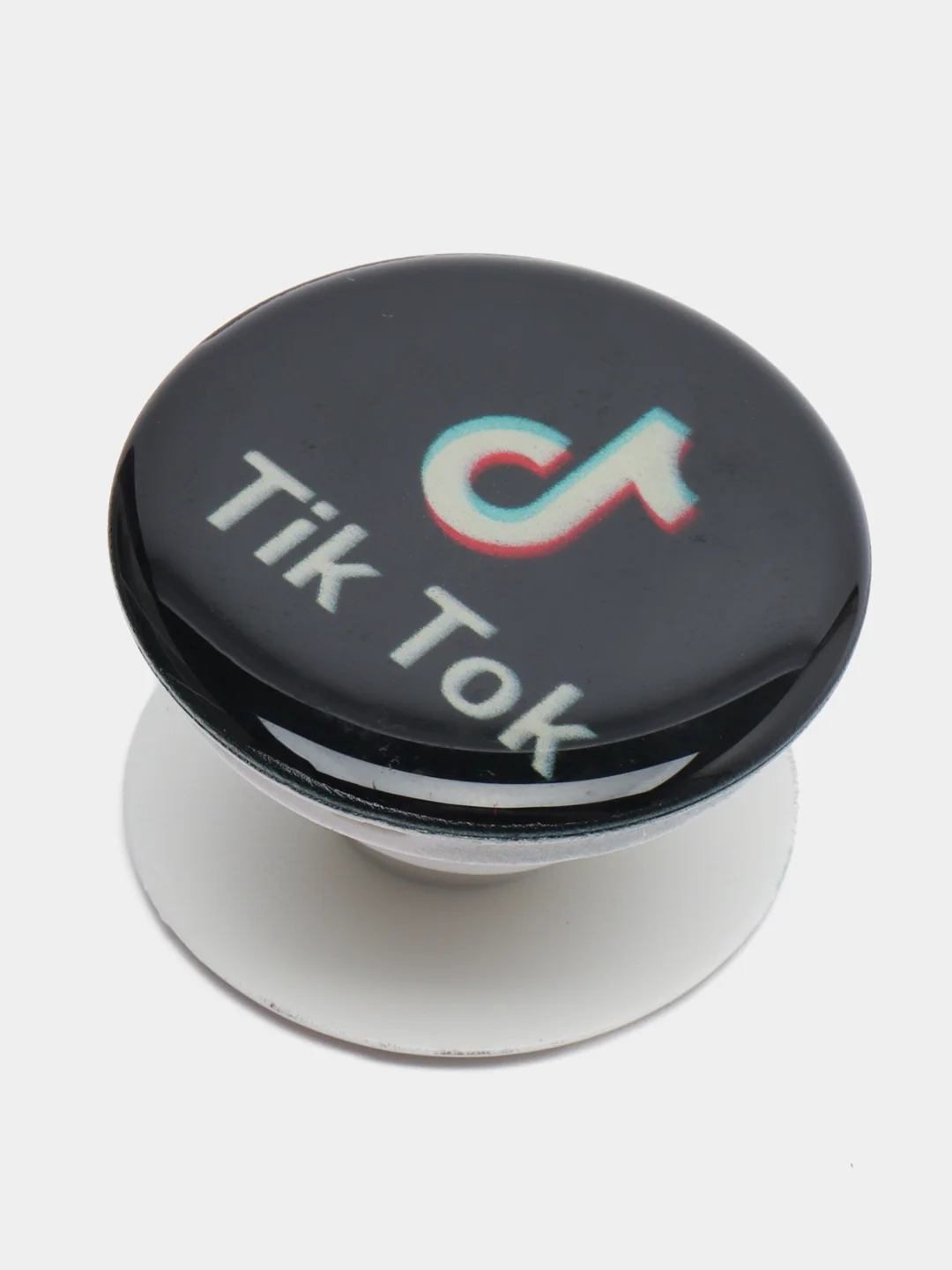Черный попсокет "TikTok" для смартфона