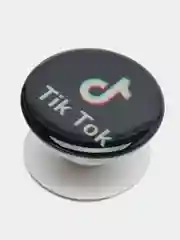 Черный попсокет "TikTok" для смартфона