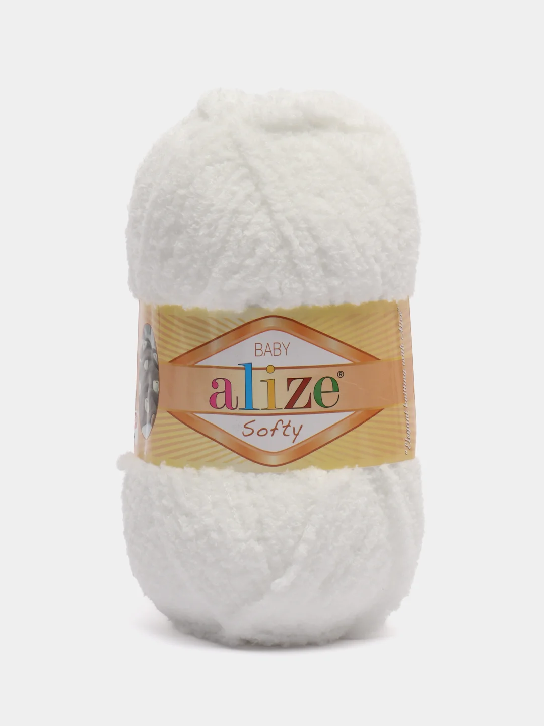 Кремовый пряжа Alize Softy (Ализе Софти)