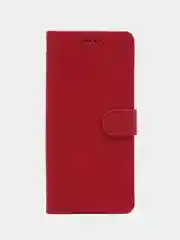Фуксия чехол-книжка для Xiaomi Redmi 9C (Редми 9С), кожаный PU