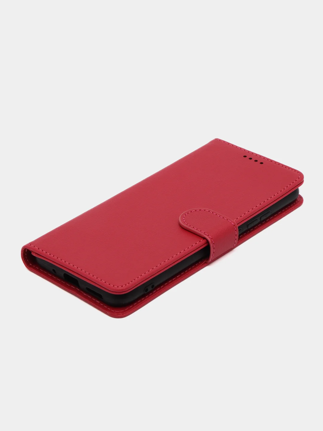 Фуксия чехол-книжка для Xiaomi Redmi 9C (Редми 9С), кожаный PU