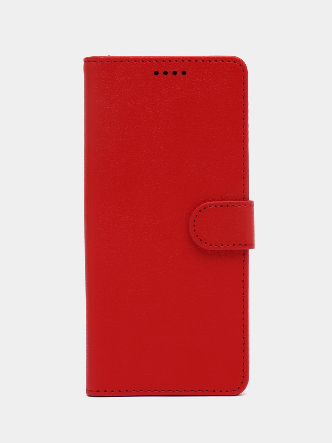 Алый чехол-книжка для Xiaomi Redmi 9C (Редми 9С), кожаный PU