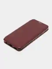 Багровый чехол-книжка Honor 7A, 7C, 8A, 8X, X8, 9, 9A, 9C, 9S, 9X, 10I, 10 Lite, 20, Y5P, Y6P