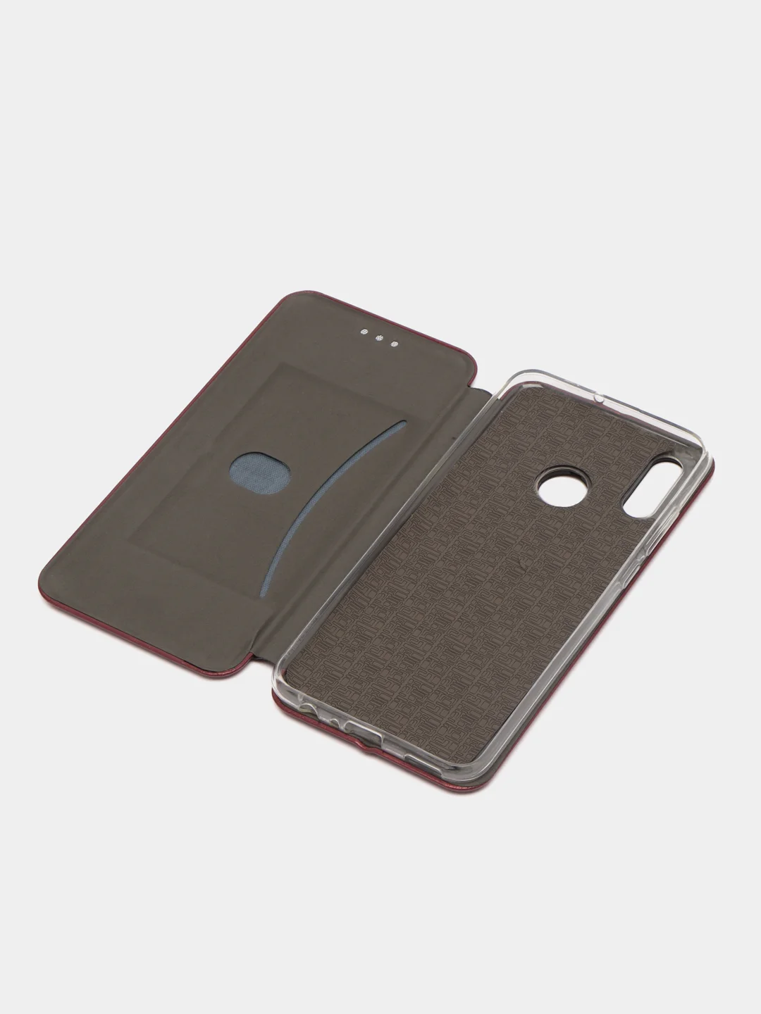 Багровый чехол-книжка Honor 7A, 7C, 8A, 8X, X8, 9, 9A, 9C, 9S, 9X, 10I, 10 Lite, 20, Y5P, Y6P