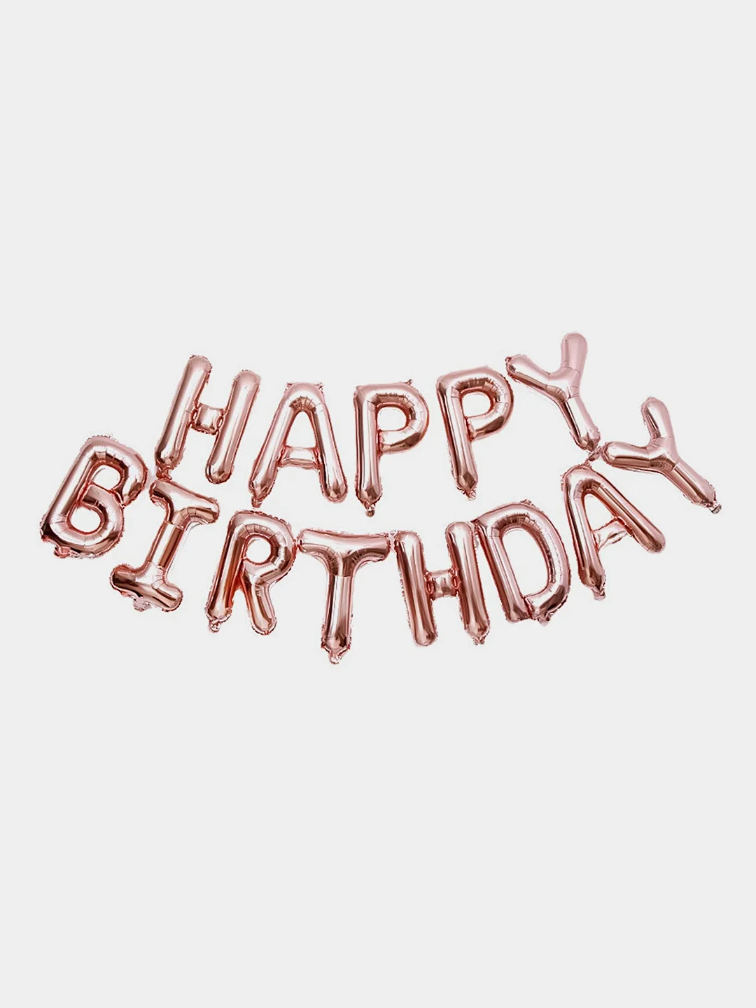 Пудровый воздушных шары Happy Birthday