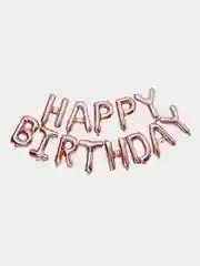 Пудровый воздушных шары Happy Birthday