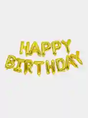 Золотой воздушных шары Happy Birthday