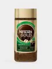 Кофе растворимый Nescafe Gold Арома сублимированный с добав. молотого, стекл.банка, 170 г