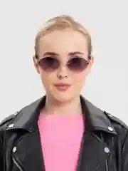 Коралловый меланж очки солнцезащитные женские, леопардовые, модные и стильные