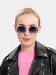 Голубой очки солнцезащитные женские