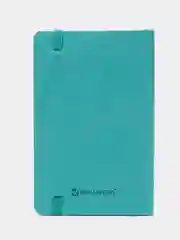 Блокнот BRAUBERG ULTRA, А6, клетка, бирюзовый, под кожу, 80 г/м2, 96 листов
