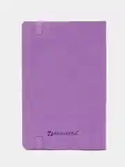 Блокнот малый формат, 91 х 140 мм BRAUBERG ULTRA, А6, под кожу, 80 г/м2, 96 л, сиреневый