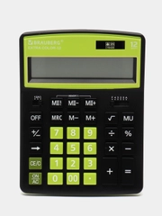 Калькулятор настольный BRAUBERG EXTRA COLOR-12-BKLG, 206 х 155 мм, 12 разряд