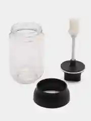 Серый банка для хранения меда и специй, герметичная, стеклянная