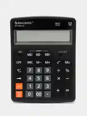 Калькулятор настольный BRAUBERG EXTRA-12-BK, 206 x 155 мм, 12 разрядов, черный