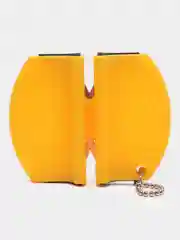Желтый точилка для ножей, ручная