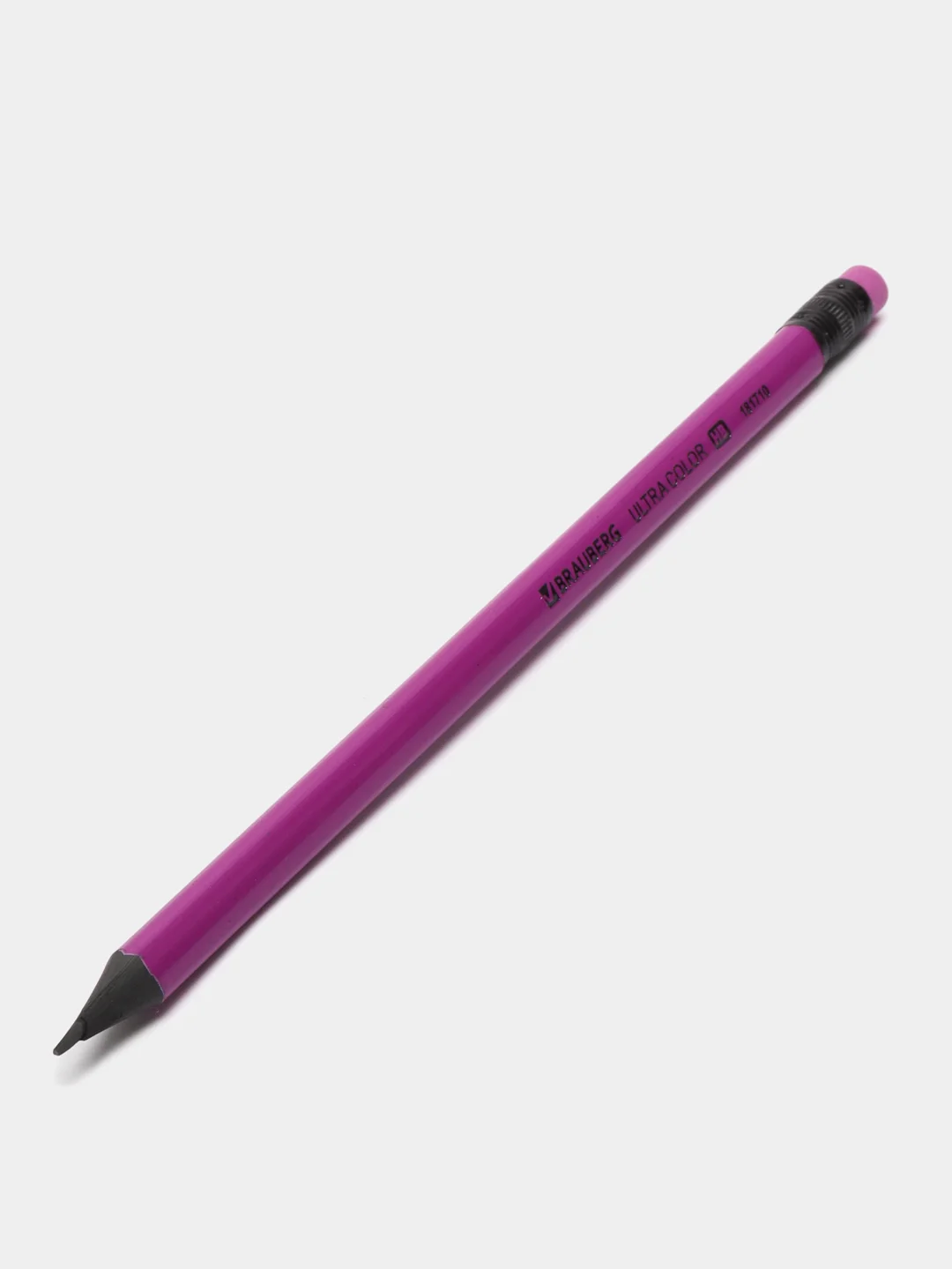Набор карандашей чернографитных Brauberg "Ultra color", с ластиком, 12 штук